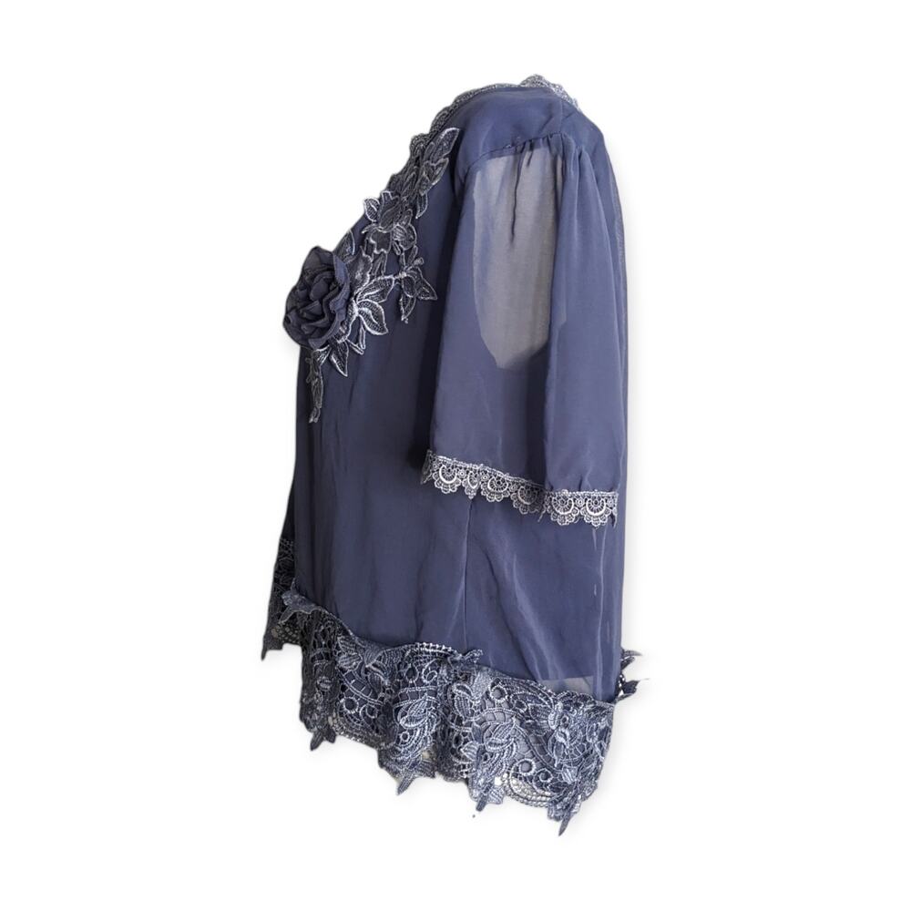 Pretty Angel lace & chiffon blouse - Picture 5 of 8